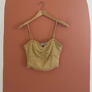 Gingham tank top